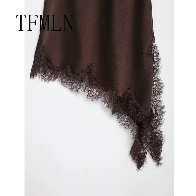 Tina Women's Mini Dress | Lace Splicing, Backless Summer Cocktail Dress 5